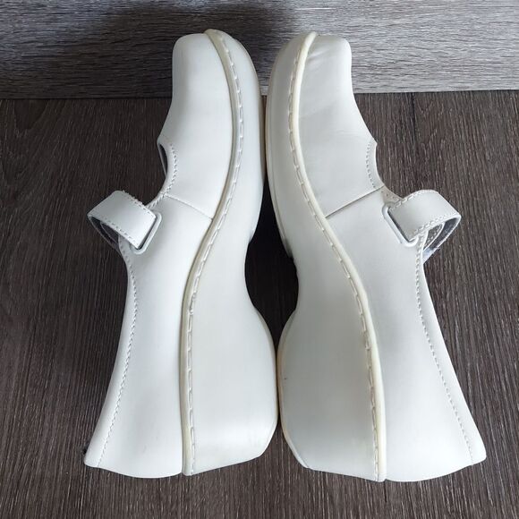 KLOGS Shoes Ashley Womens Size 9.5M White Mary Jane Nursing Comfort Clogs - Picture 7 of 15